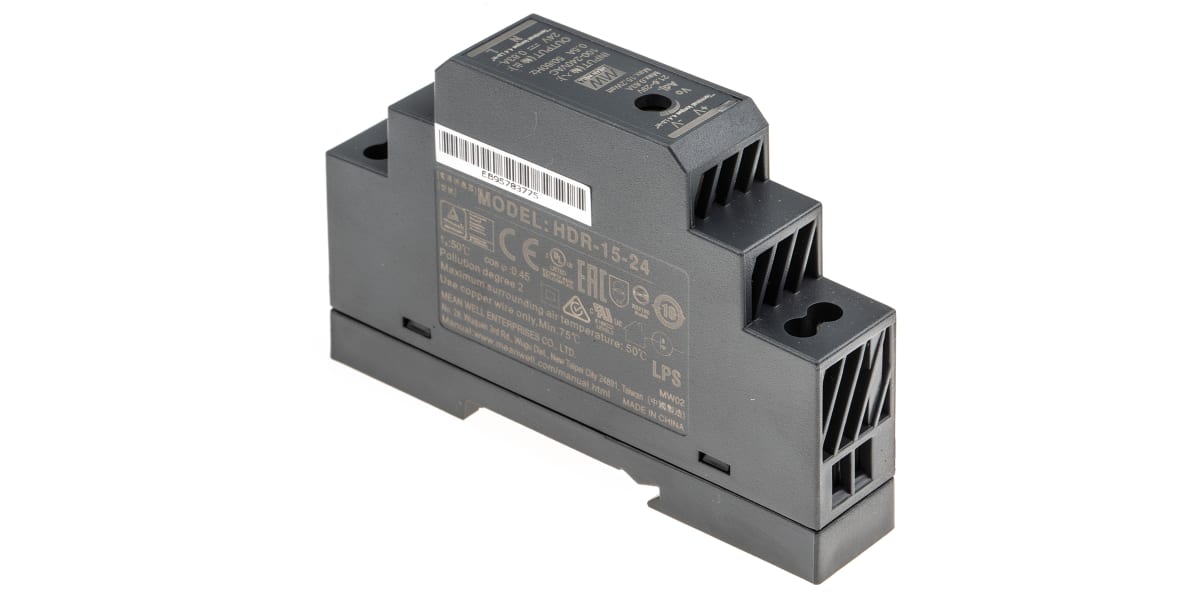 Product image for Ultra Slim Step Shape PSU, 15 W, 24 Vdc