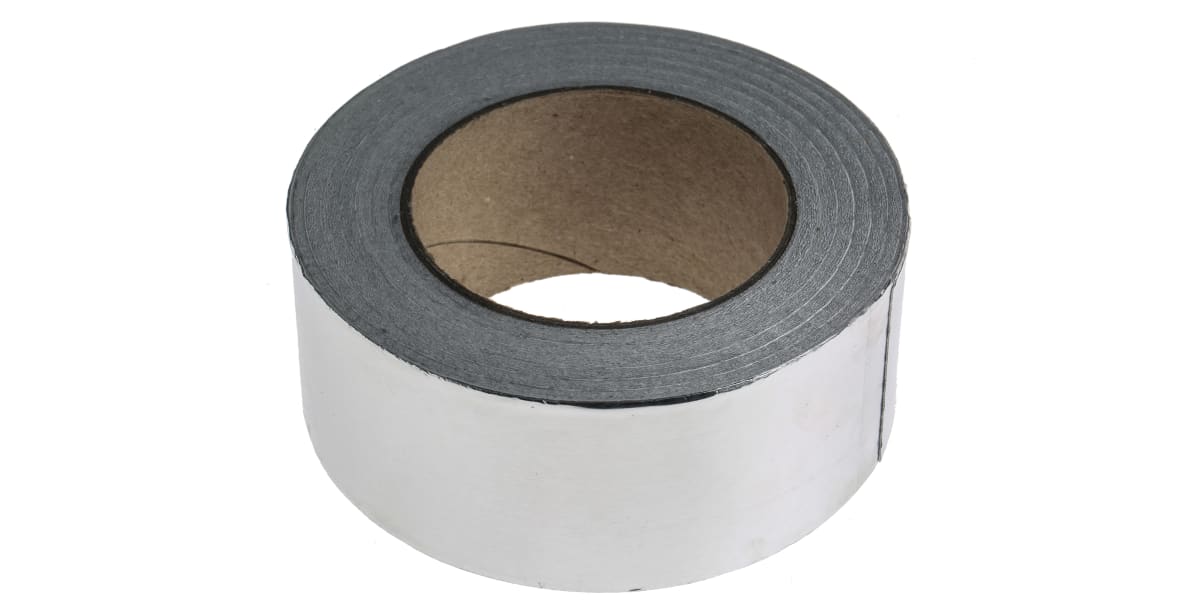 Product image for RS Pro 40 micron foil tape 50mm x 45m