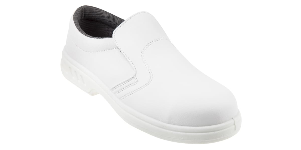 Product image for STEELITE SLIP ON SAFETY SHOE 5 WHITE