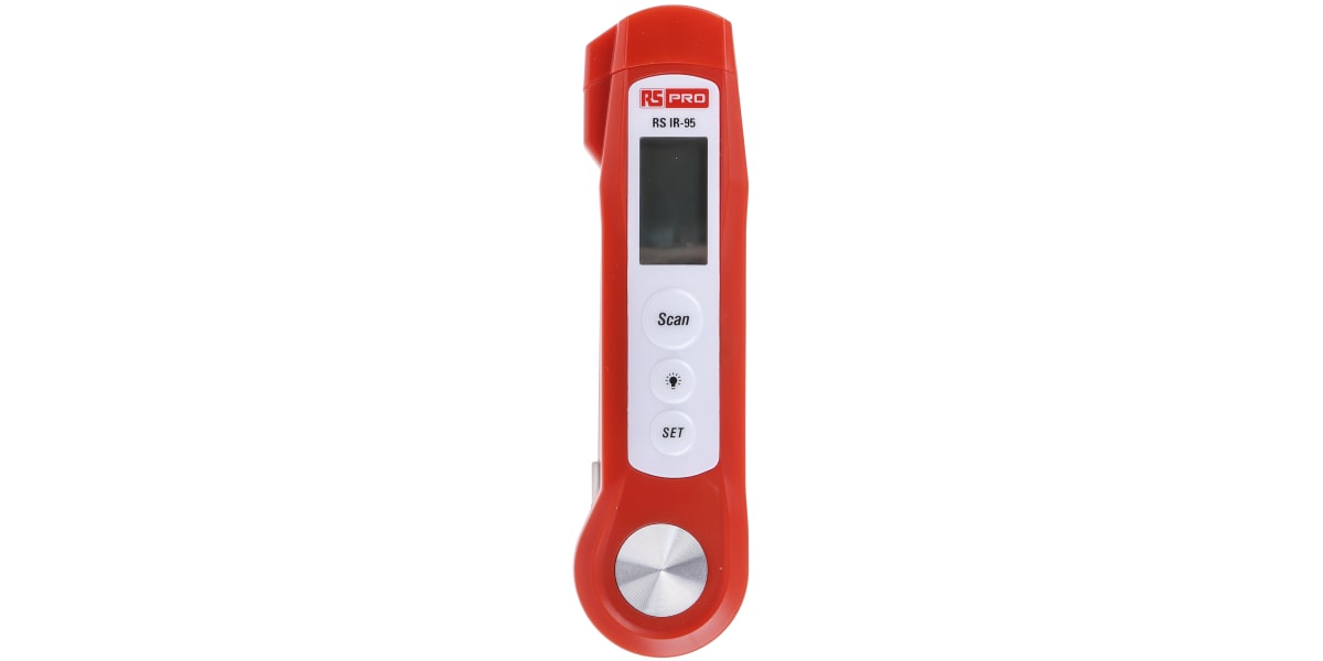 Product image for RS PRO RSIR-95 Infrared Thermometer, Max Temperature +280°C, ±1 %, Centigrade