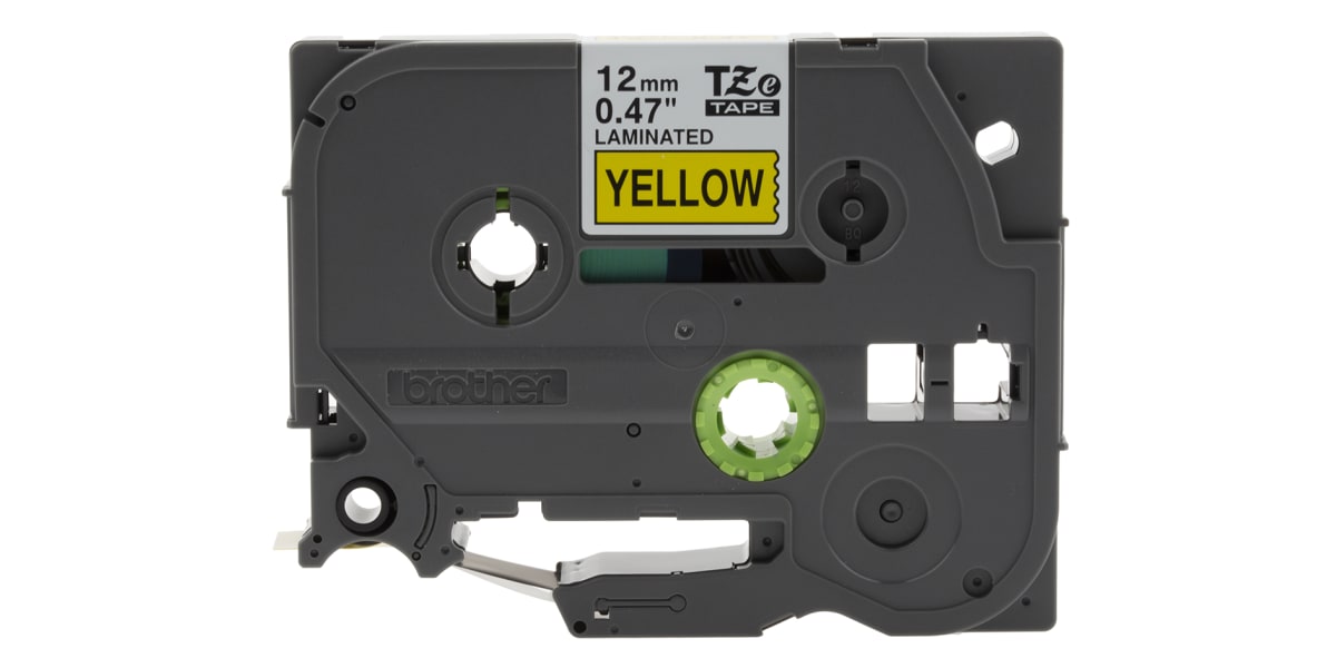 Tz P Touch Black On Yellow Tape 12mm 8m Rs Components Indonesia