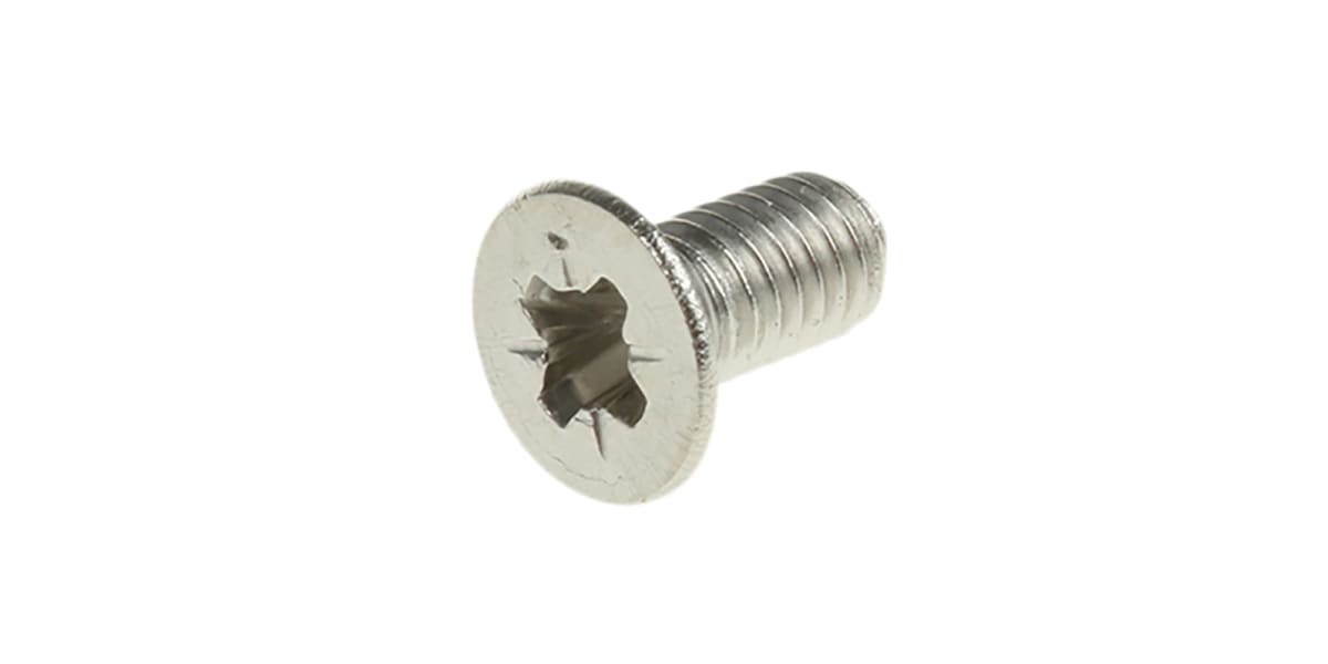 Product image for A4 s/steel cross csk head screw,M3x6mm