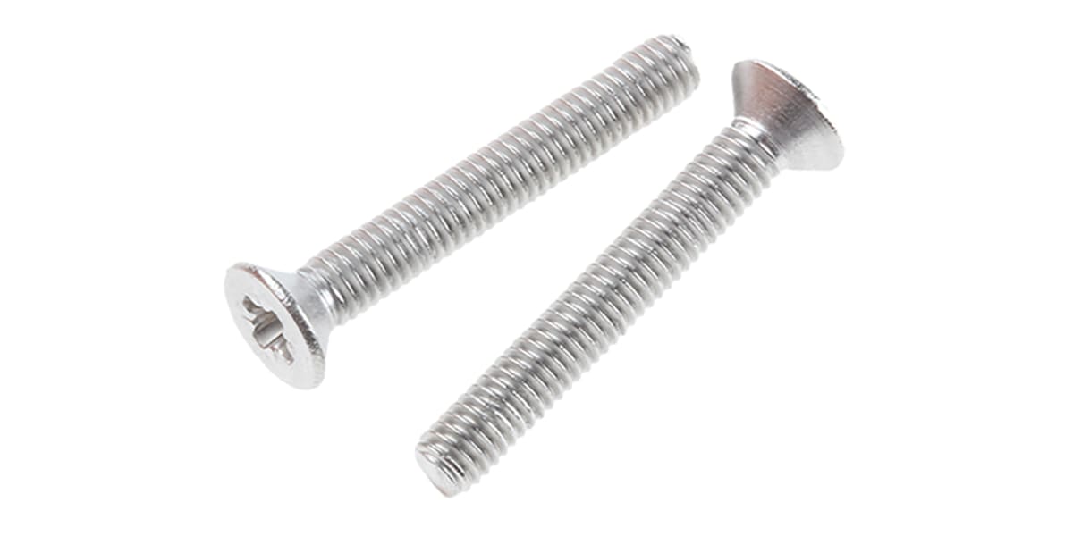 Product image for A4 s/steel cross csk head screw,M3x20mm