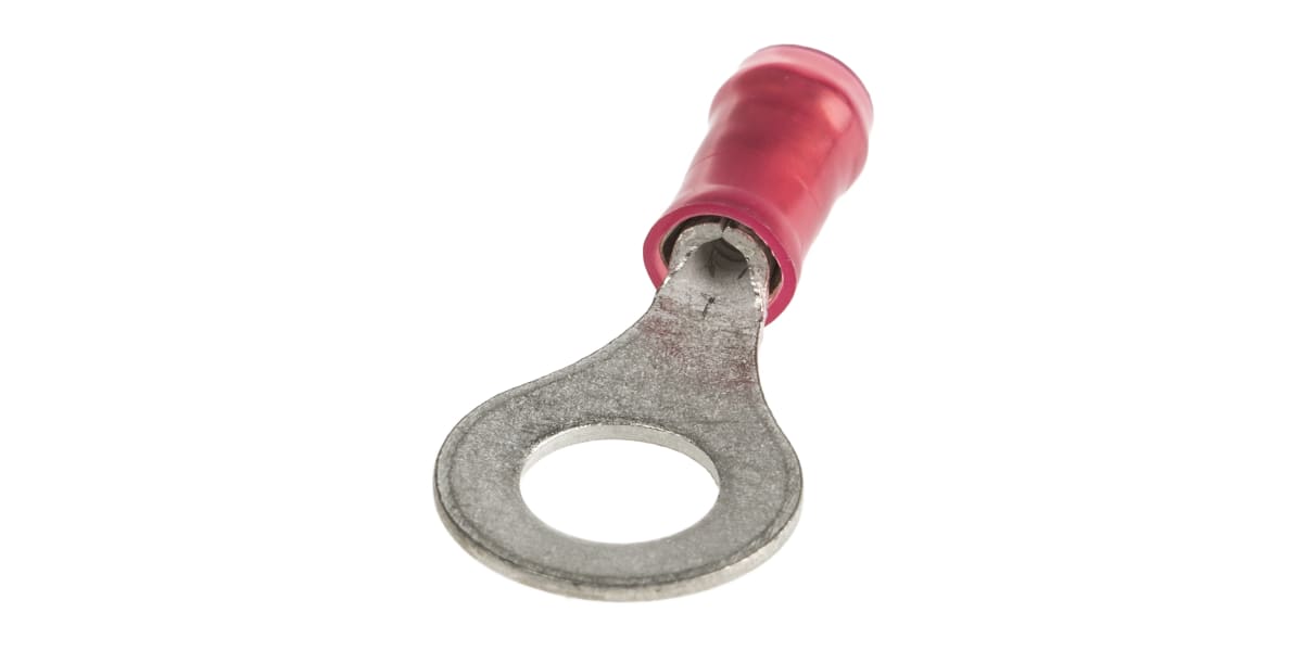 Product image for Ring terminal PIDG,red, AWG 22-16, M6