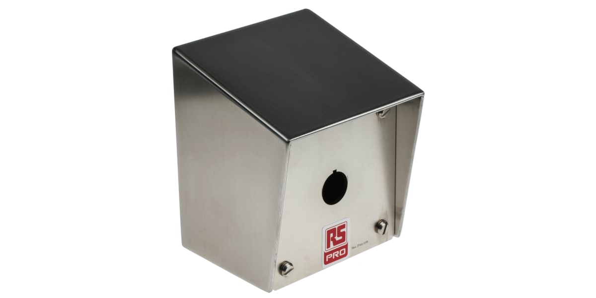 Product image for S steel Pushbutton enc Slope Roof