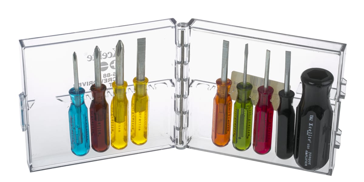 Product image for SCREWDRIVERS CASED SET