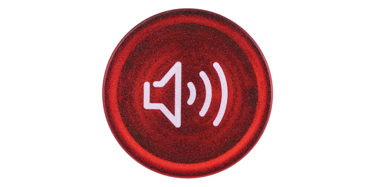 Product image for Schneider Electric Harmony XB5 Buzzer Beacon 90dB, Red, 24 V ac/dc, IP66, IP67, IP69