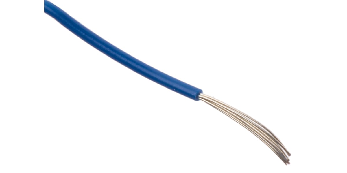 Product image for Wire 24 AWG 300V UL1061 Blue 30m