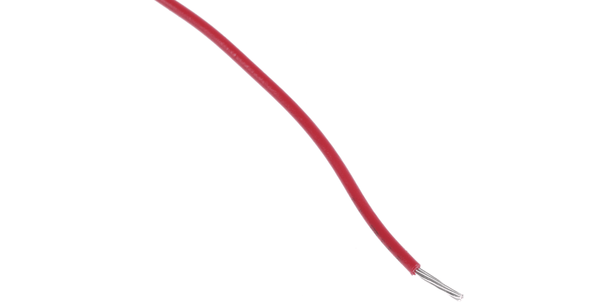 Product image for Wire 22 AWG 300V UL1061 Red 30m