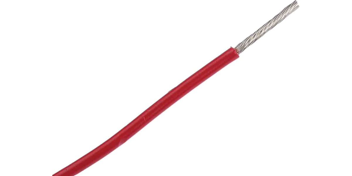 Product image for Wire 16 AWG PVC 300V UL1007 Red 305m