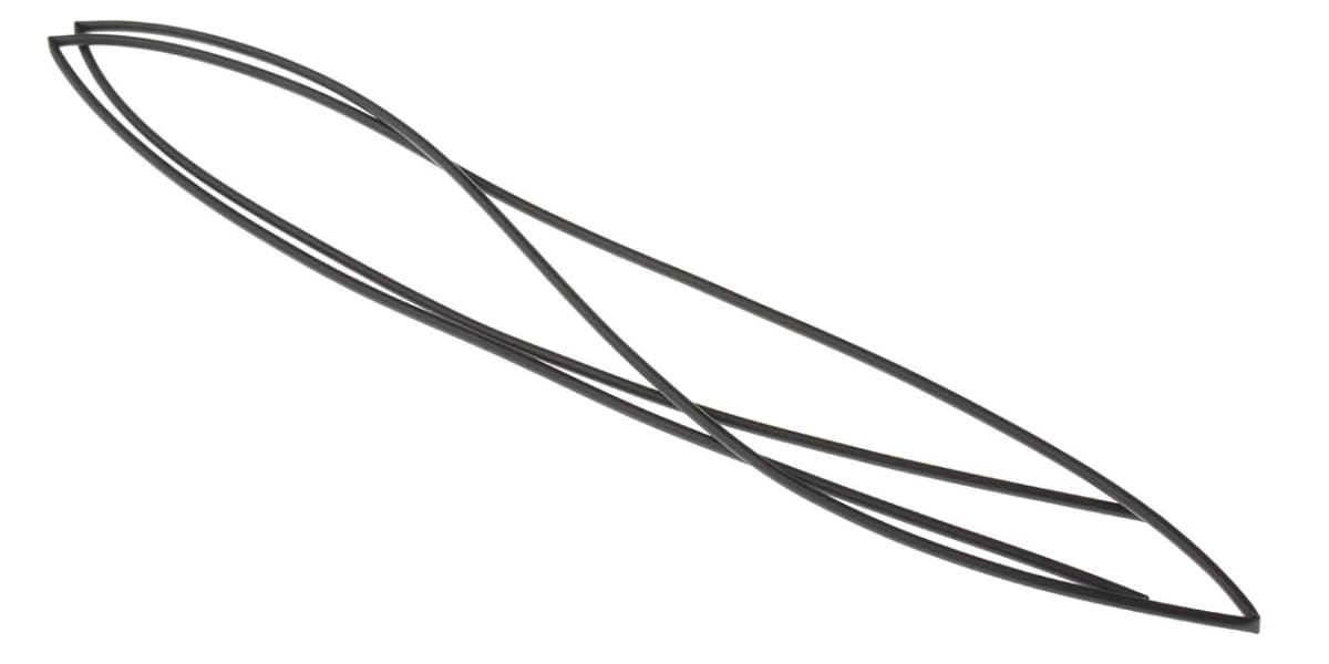 Product image for Black heatshrink tubing,1.6mm bore