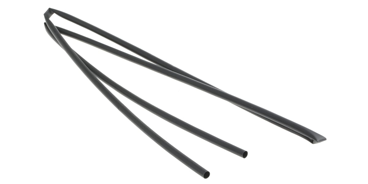 Product image for Black heatshrink tubing,4.8mm bore