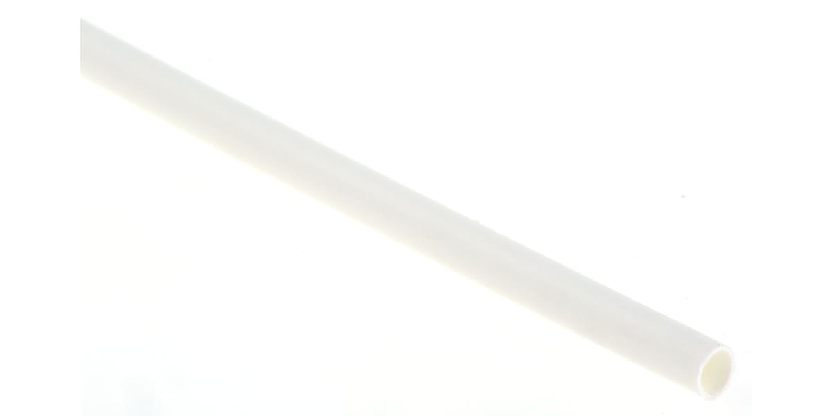 Product image for WHITE HEATSHRINK TUBING,1.6MM BORE