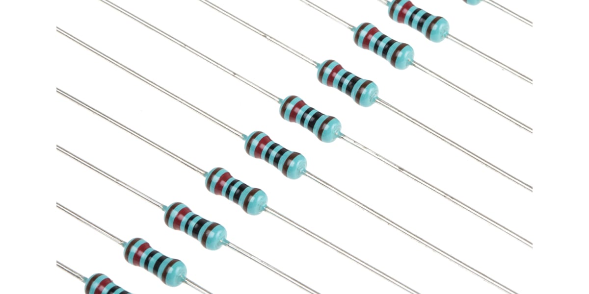 Product image for LR METAL AXIAL FILM RESISTOR 120R 0.6W