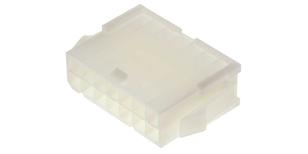 Product image for 14 way dual row panel mount plug