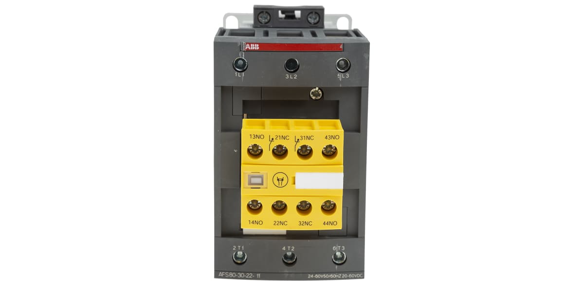 Product image for ABB Jokab AFS Safety Contactor - 125 A, 20 → 60 V dc, 24 → 60 V @ 50/60 Hz Coil, 3NO