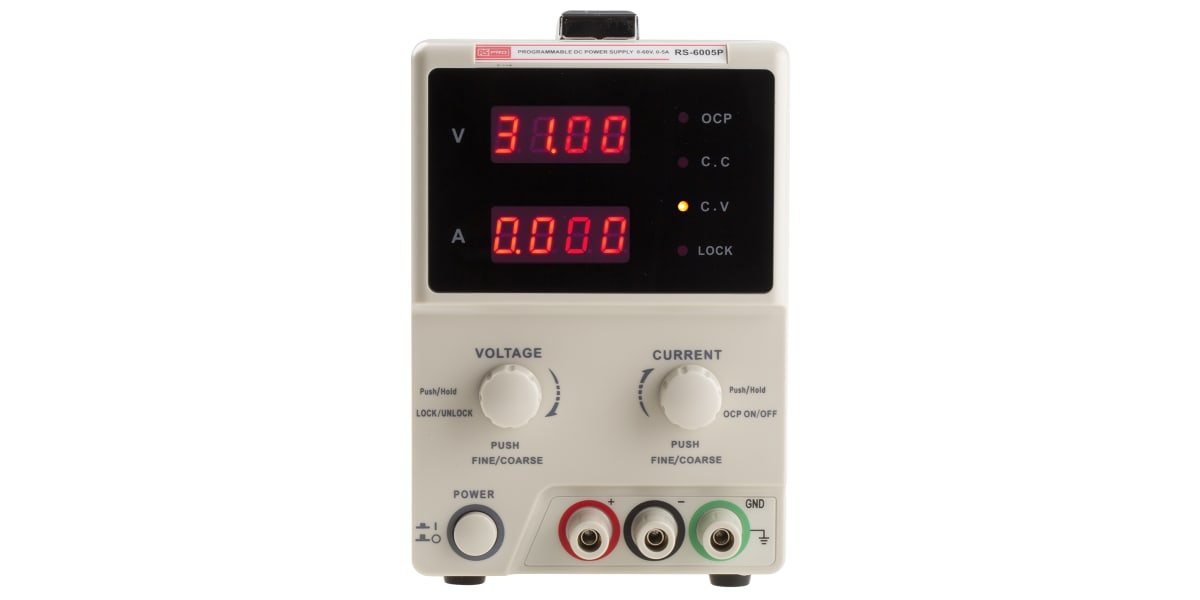 Product image for 0-60V, 0-5A, digital control DC power su