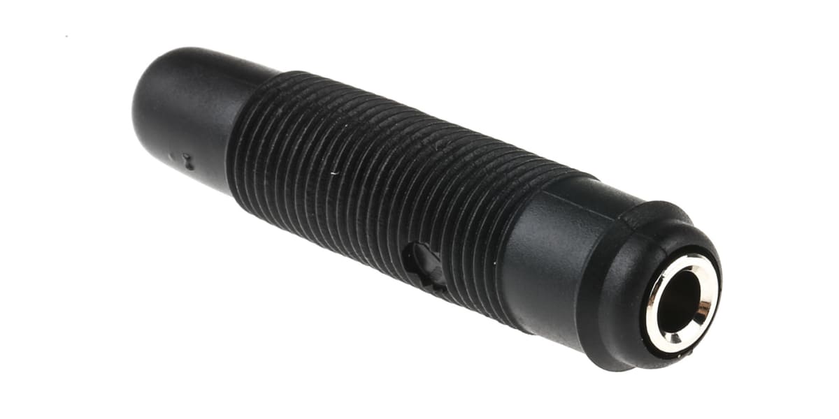 Product image for Black in-line socket,4mm