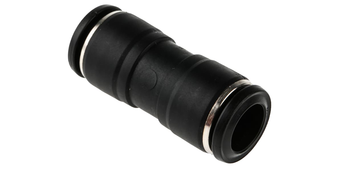 Product image for RS PRO Tube-to-Tube Pneumatic Straight Tube-to-Tube Adapter, Push In 12 mm to Push In 12 mm