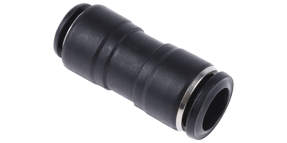 Product image for RS PRO Tube-to-Tube Pneumatic Straight Tube-to-Tube Adapter, Push In 12 mm to Push In 10 mm