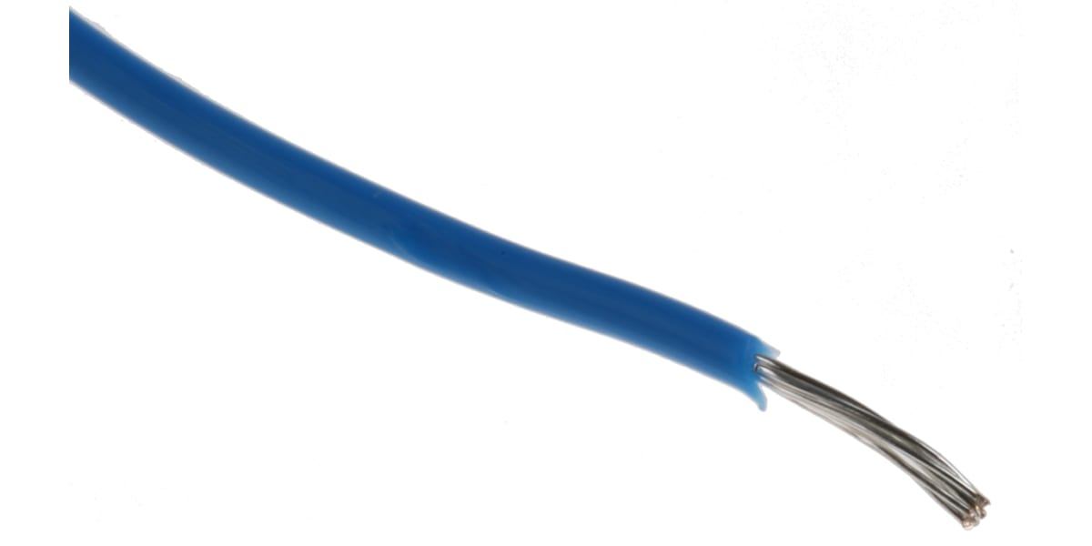 Product image for Wire 26AWG 600V UL1213 Blue 30m