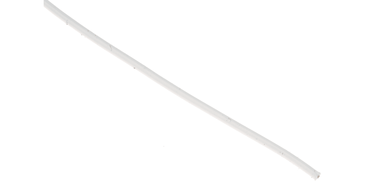 Product image for Wire 24AWG 600V UL1213 White 30m