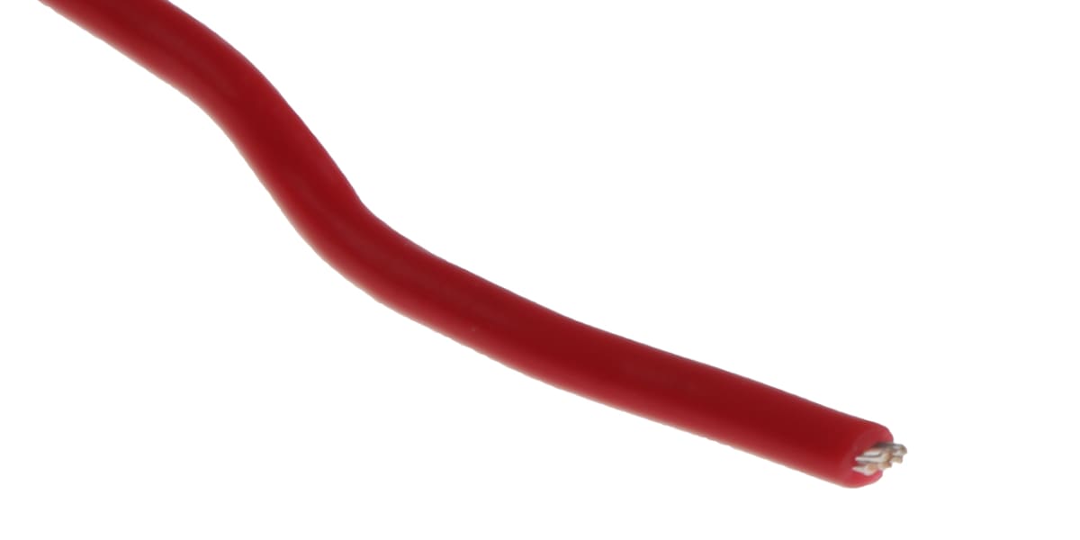 Product image for Wire 24AWG 600V UL1213 Red 30m
