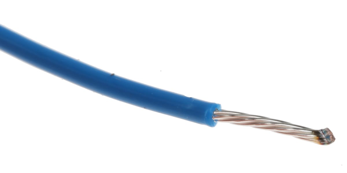 Product image for Wire 24AWG 600V UL1213 Blue 30m