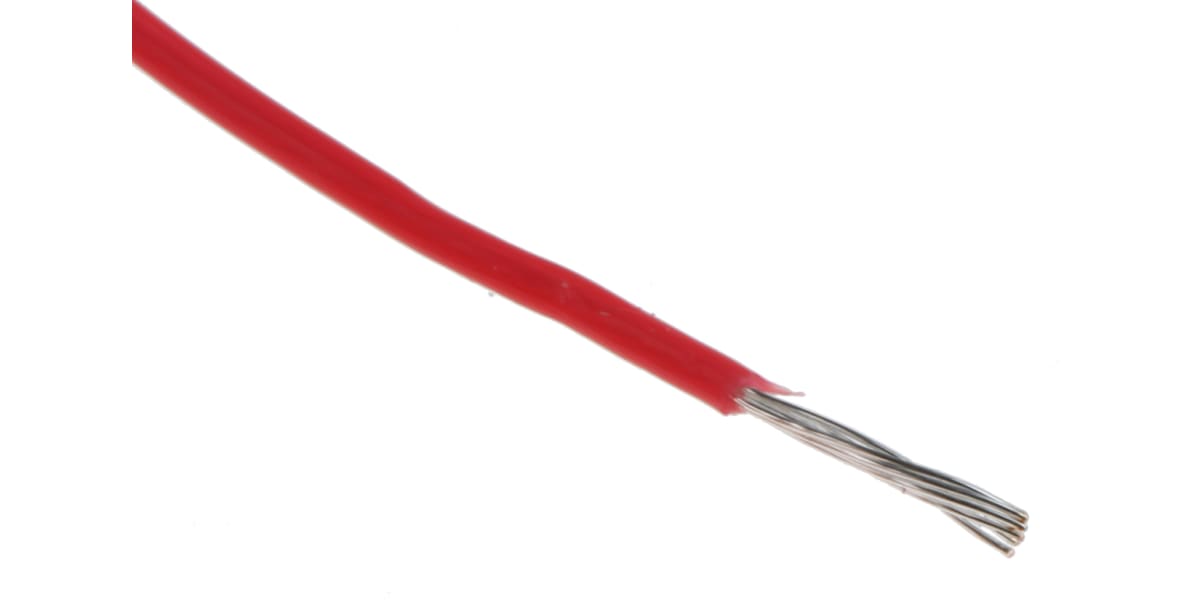 Product image for Wire 22AWG 600V UL1213 Red 30m