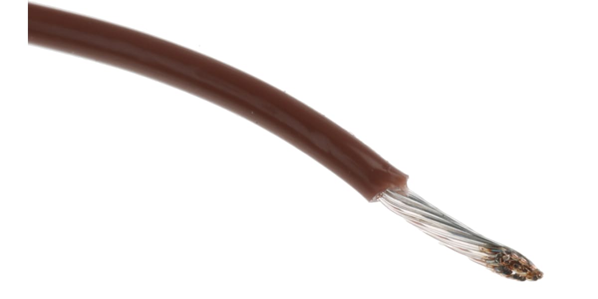 Product image for Wire 20AWG 600V UL1213 Brown 30m