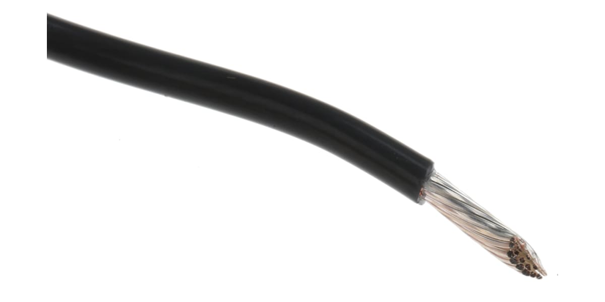 Product image for Wire 18AWG 600V UL1213 Black 30m