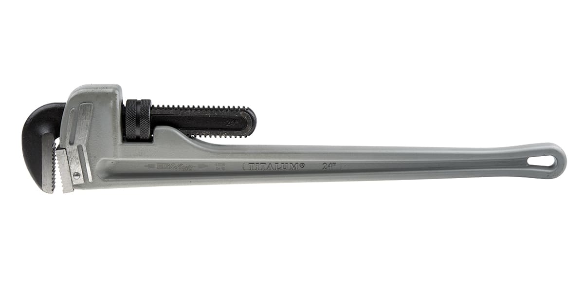 Product image for ALUMINIUM PIPE WRENCH 24" TITALUM?