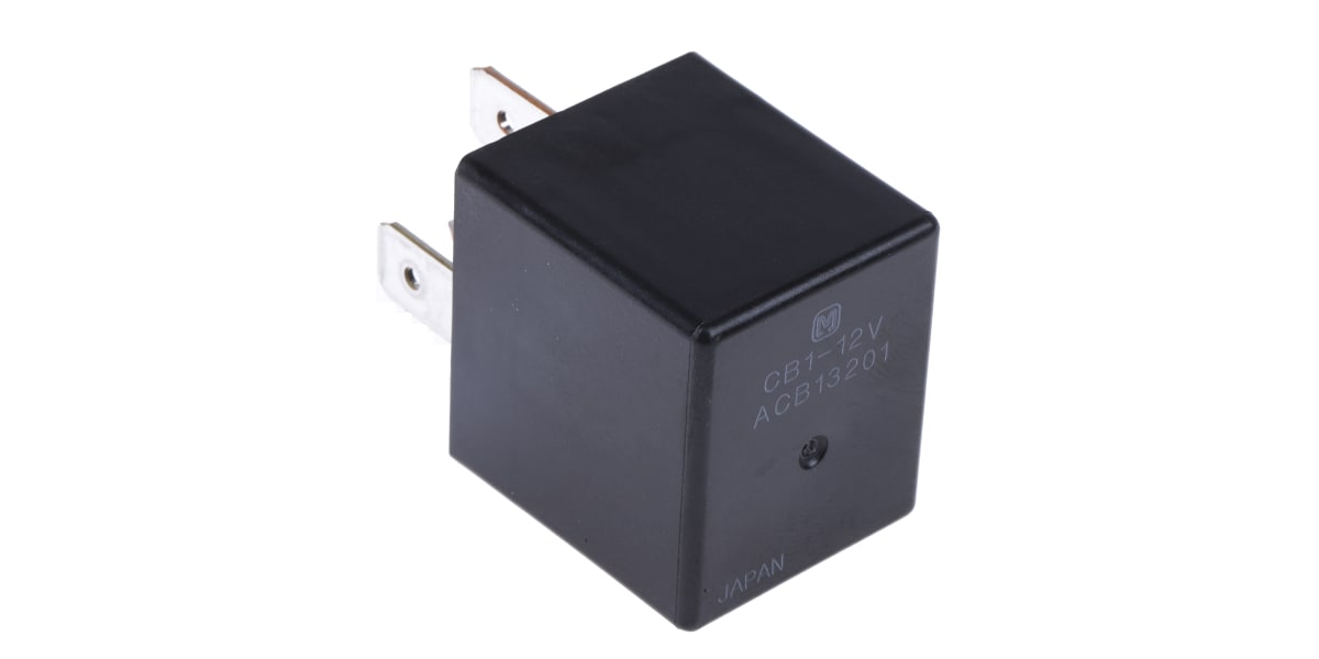 Product image for PLUGIN RELAY,ISO,SPDT, 40/30A 12VDC