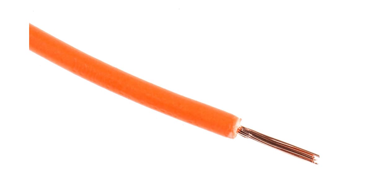 Product image for ORANGE TRI-RATED CABLE 0.75MM 100M