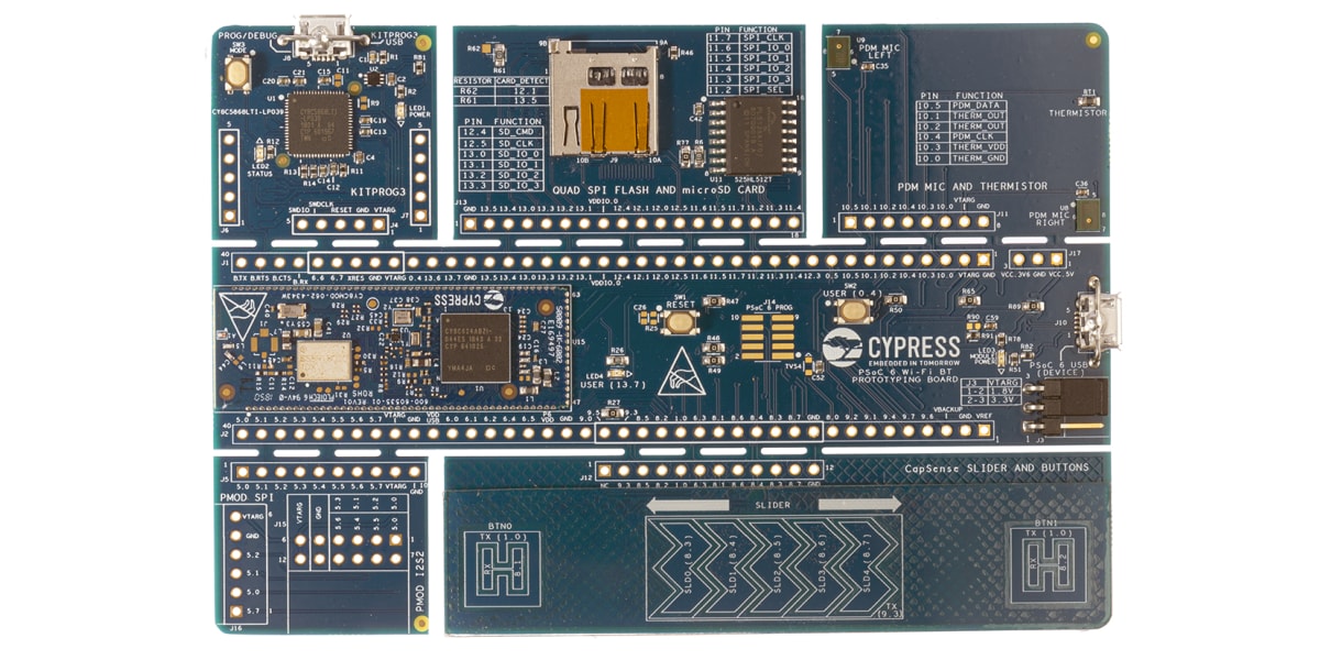 Product image for CYPRESS, PSOC 6, CY8CPROTO-062-4343W