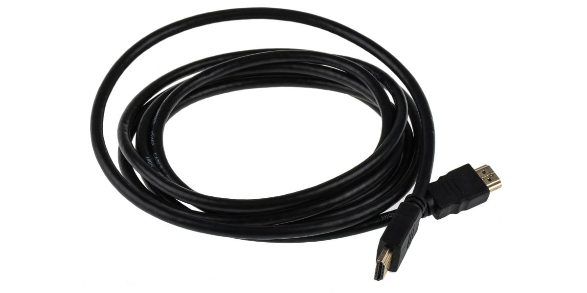 Product image for RS PRO 4K - HDMI to HDMI Cable, Male to Male- 3m