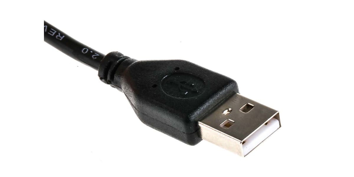 Product image for 1.8mtr USB 2.0 A M - A M Cable - Black