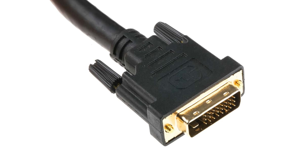 Product image for 10mtr DVI-D Dual Link 24+1 M-M Cable Bla