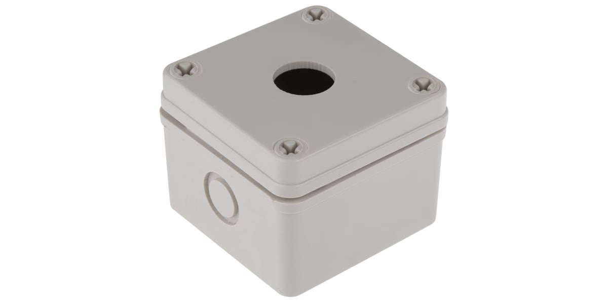 Product image for Pushbutton Enclosure, 1 Hole, Plastic, G