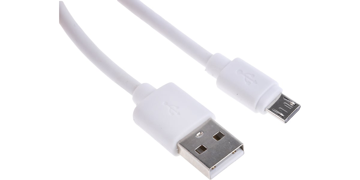 Product image for 15cm USB 2.0 A M  - Micro B M Cable - Wh