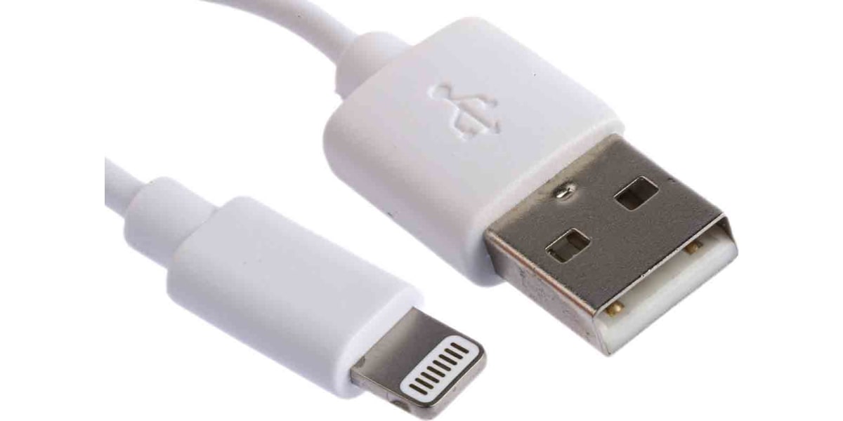 Product image for 1MTR USB 2.0 A M - LIGHTENING M CABLE -