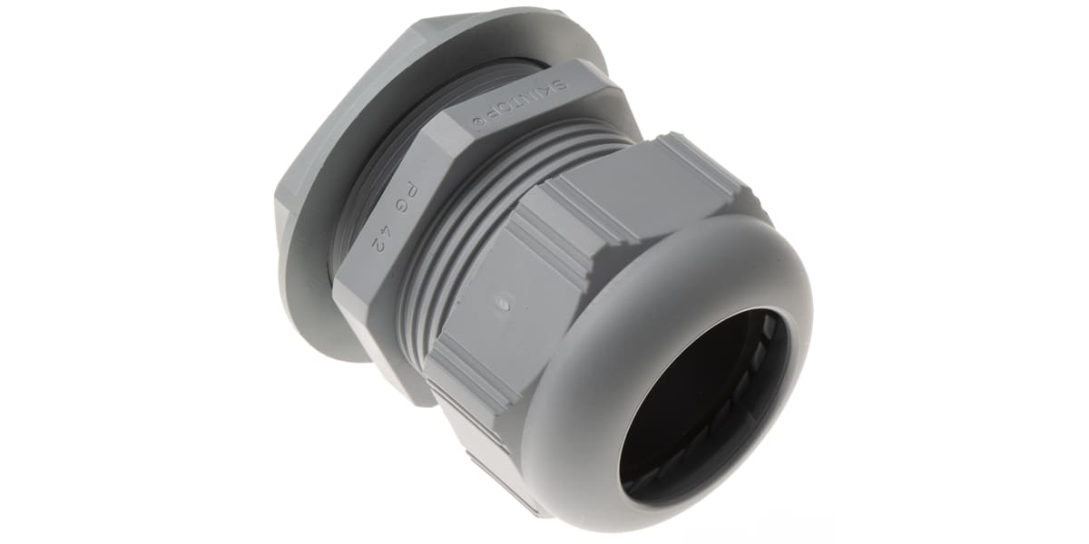 Product image for Cable gland, nylon, grey, PG42, IP68