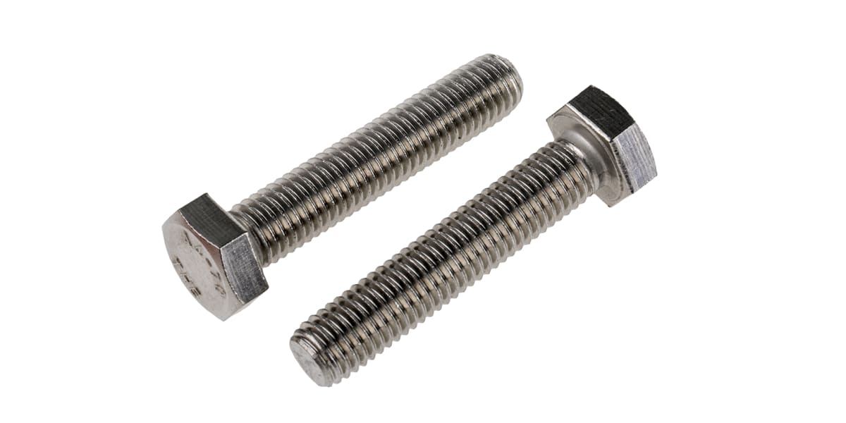 Product image for A4 s/steel hexagon set screw,M12x60mm