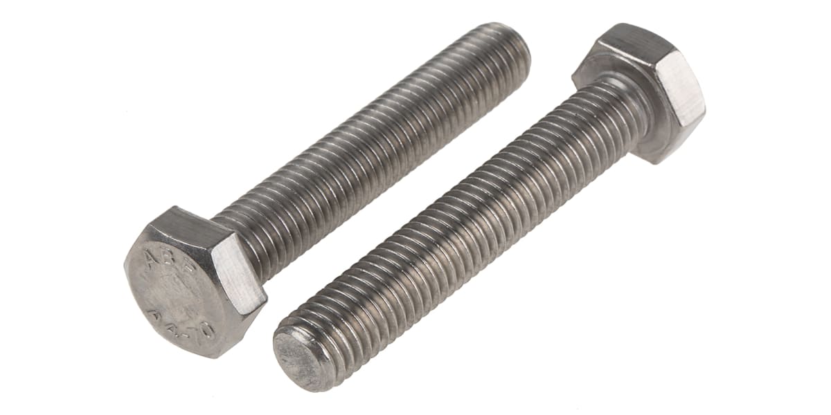 Product image for A4 s/steel hexagon set screw,M12x70mm