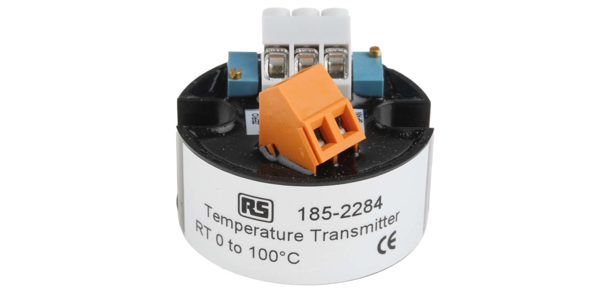 Product image for Temp Transmitter, 0-100 deg C, Pt100