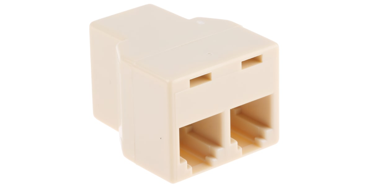 Product image for 6 way female to 2 female RJ11 adaptor