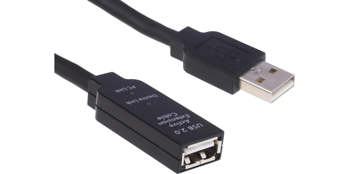 Product image for 10M USB 2.0 ACTIVE EXTENSION CABLE - M/F