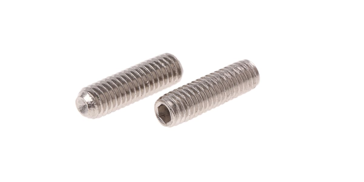 Product image for A4 s/steel hex socket set screw,M3x10mm