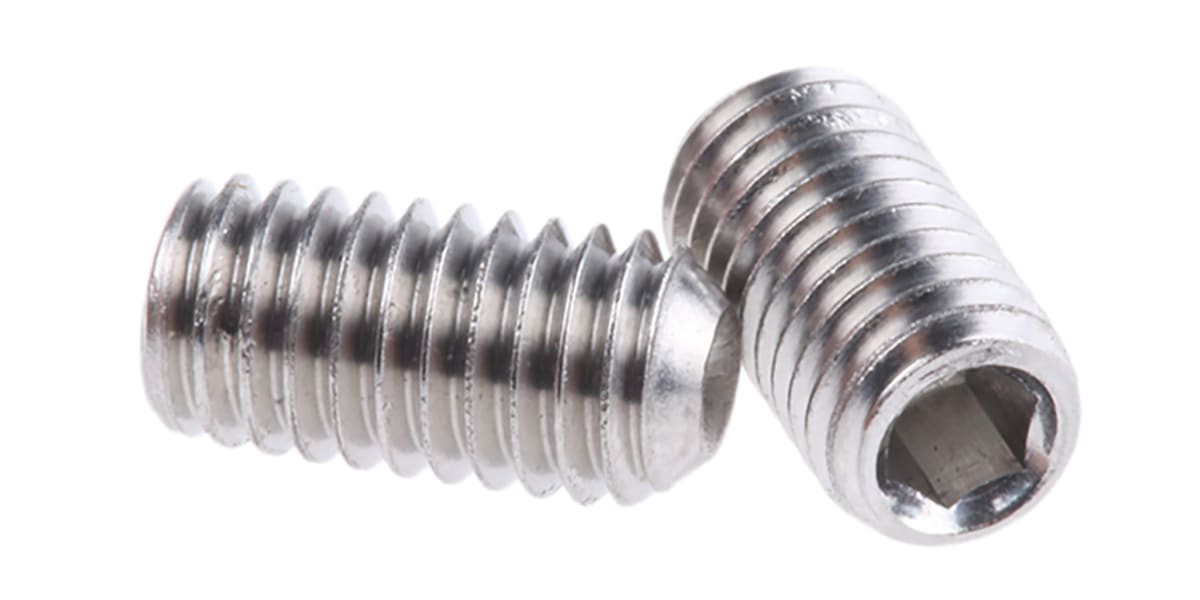 Product image for A4 s/steel hex socket set screw,M5x10mm