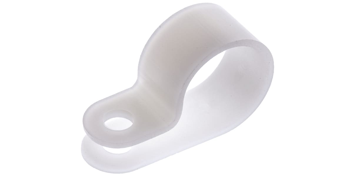 Product image for Natural Nylon P-clip, 14mm Bundle Dia